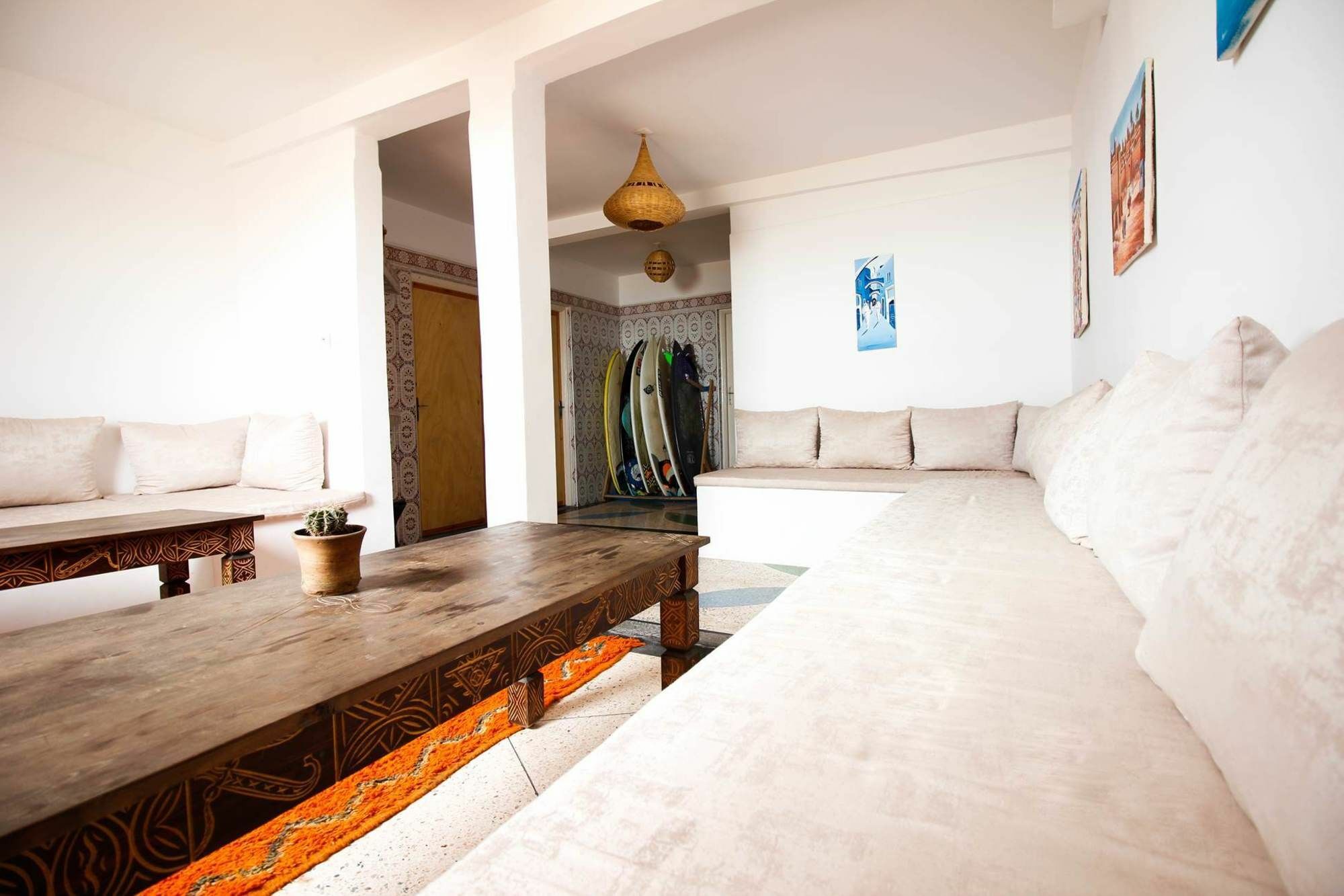 Blue Waves Surf House Hotel Agadir Exterior photo